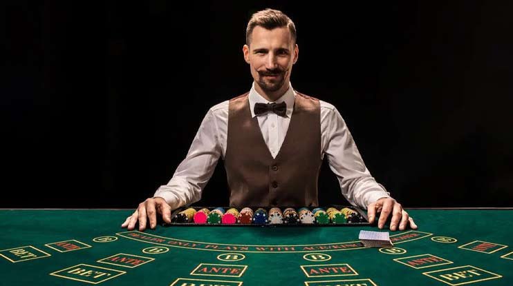 Multi-camera dealer workspace for Bandar Poker on nagita188 login