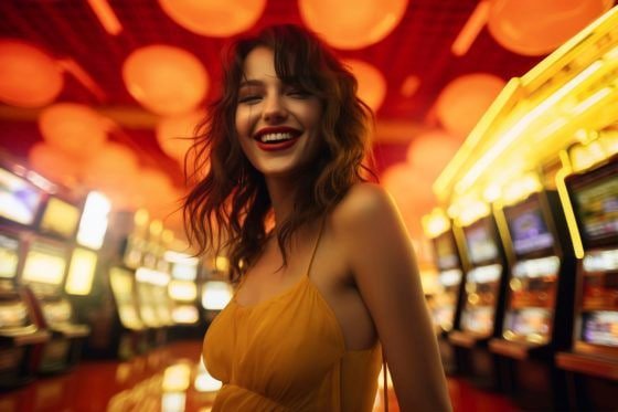 New releases section featuring live tables and slot games